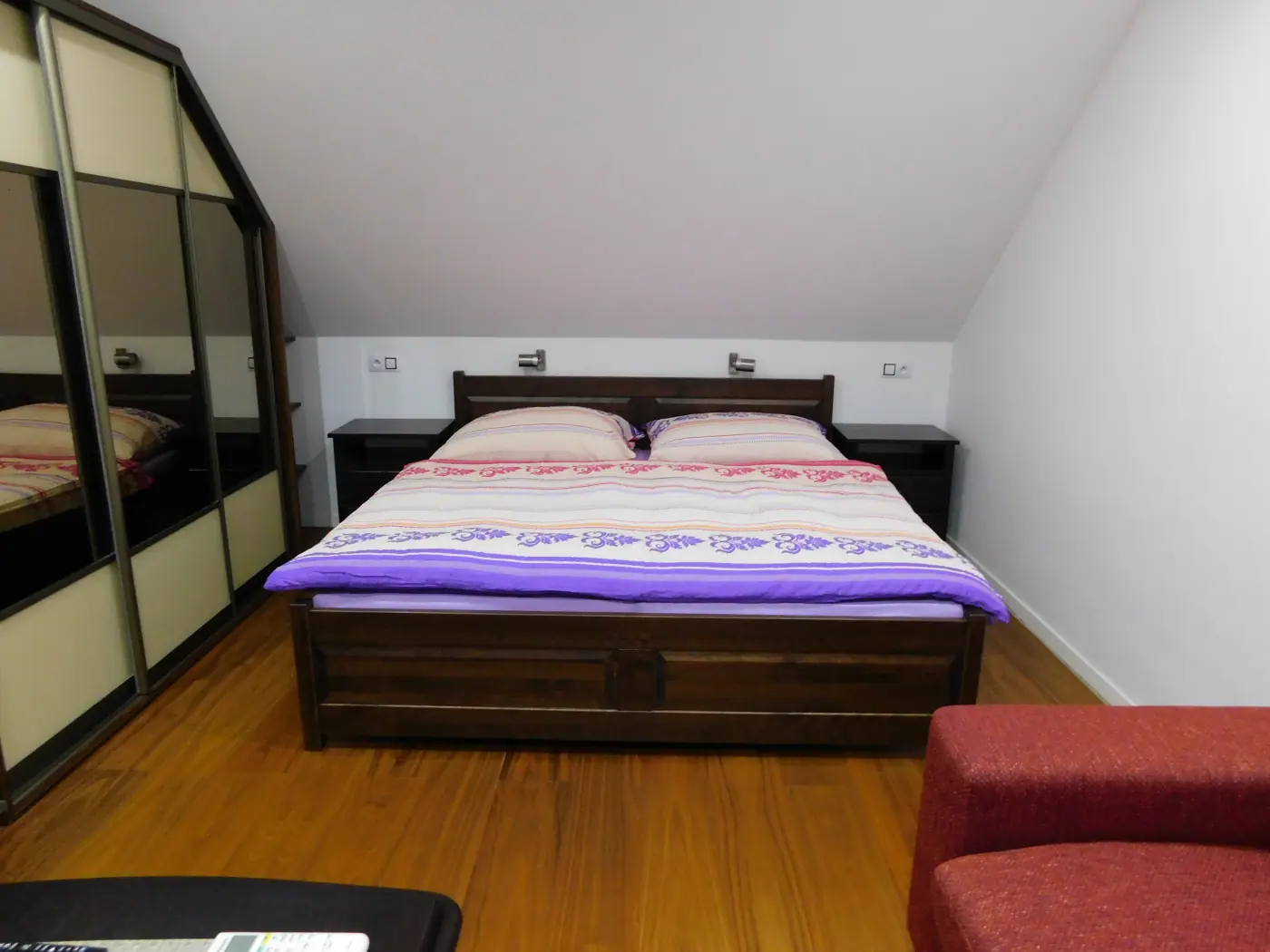 Apartmán č. 3 – spálňa